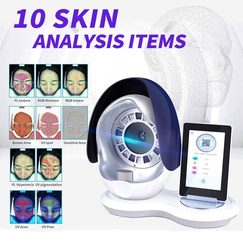 New Technology 3D Skin Test Moisture Detector Facial Scanner Analyzer Device 3D Skin Analysis Machine