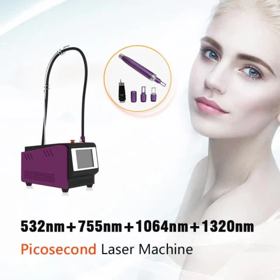 Pikosekunden-Laser, Q-geschalteter ND-YAG-Laser, Tattoo-Entfernung, Speckle-Entfernung, Pico-Laser, Tattoo-Entfernung, Augenbrauen-Linien-Schönheitsgerät