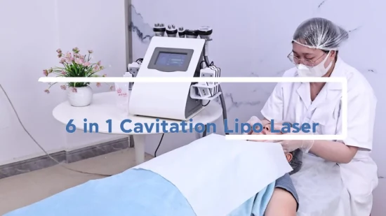 Großhandel Schönheitsausrüstung 6 in 1 40K Gewichtsverlust Ultraschall Kavitation Laser Fettabsaugung Körperschlankheitsmaschine